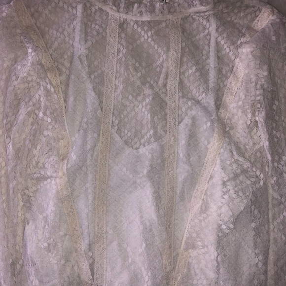 Free People Ivory Lace Bodysuit - Picture 4 of 8